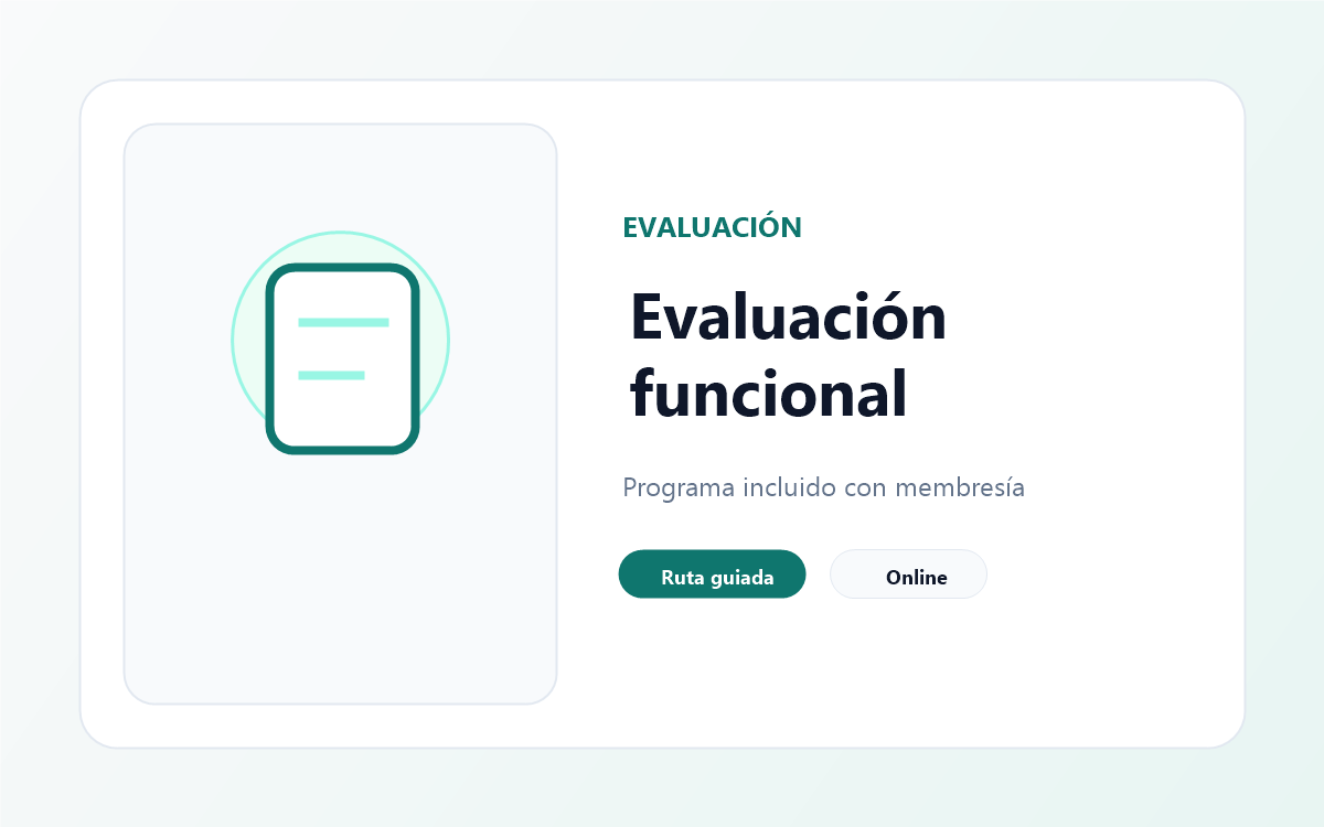 Evaluación clínica funcional