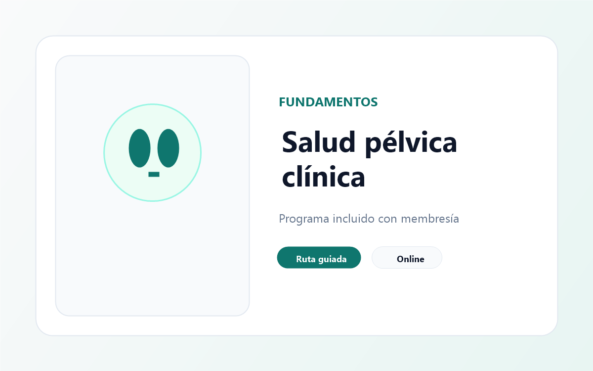 Fundamentos de salud pélvica