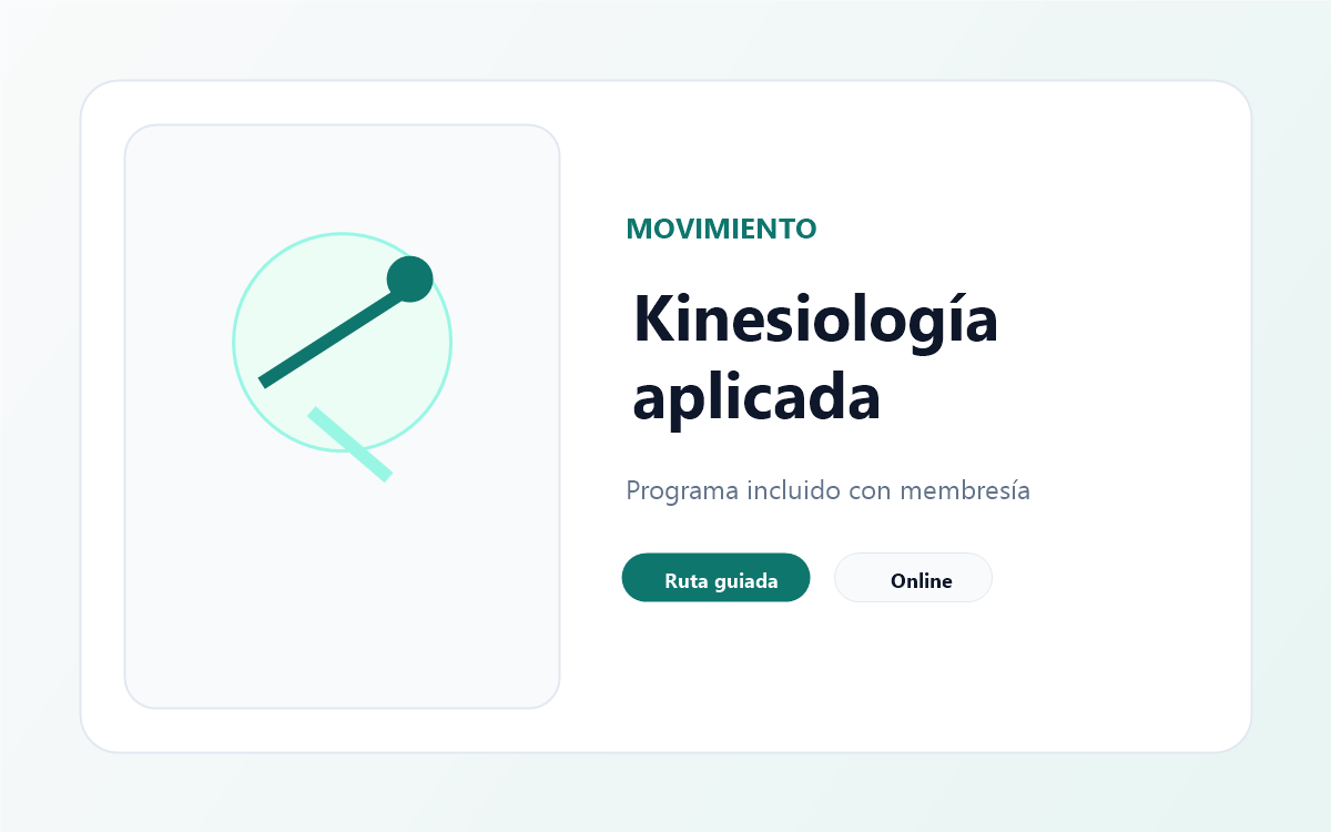 Kinesiología aplicada al movimiento